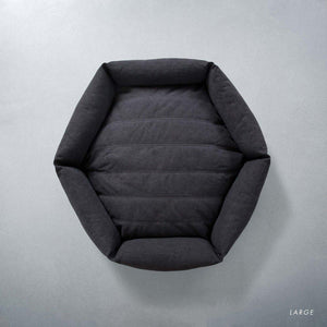 Canvas Hex Cushion - Shadow