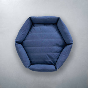 Canvas Hex Cushion - Ocean