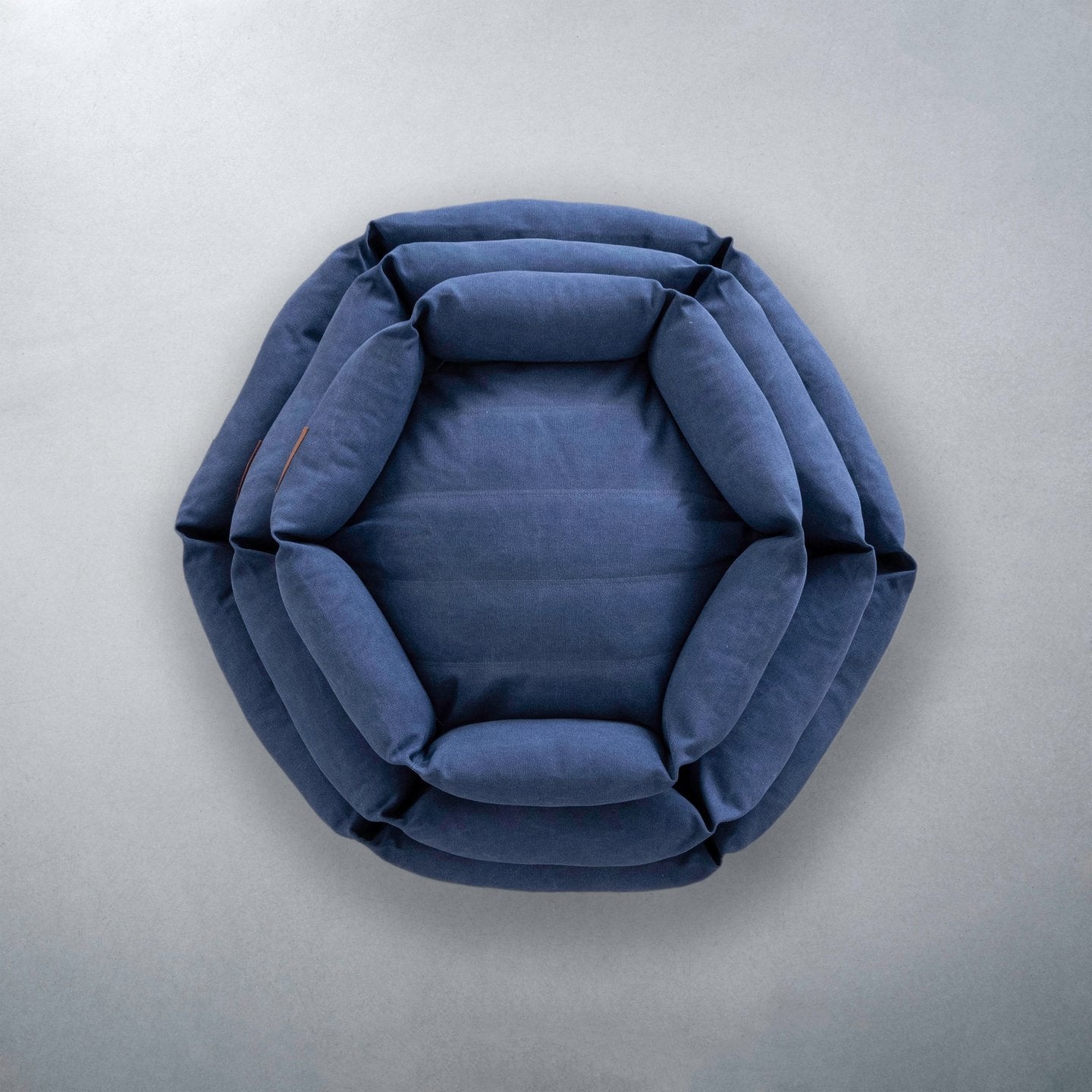 Canvas Hex Cushion - Ocean