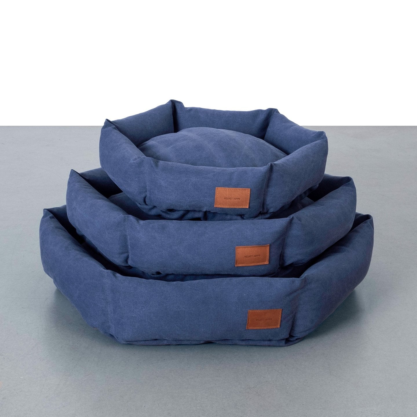 Canvas Hex Cushion - Ocean